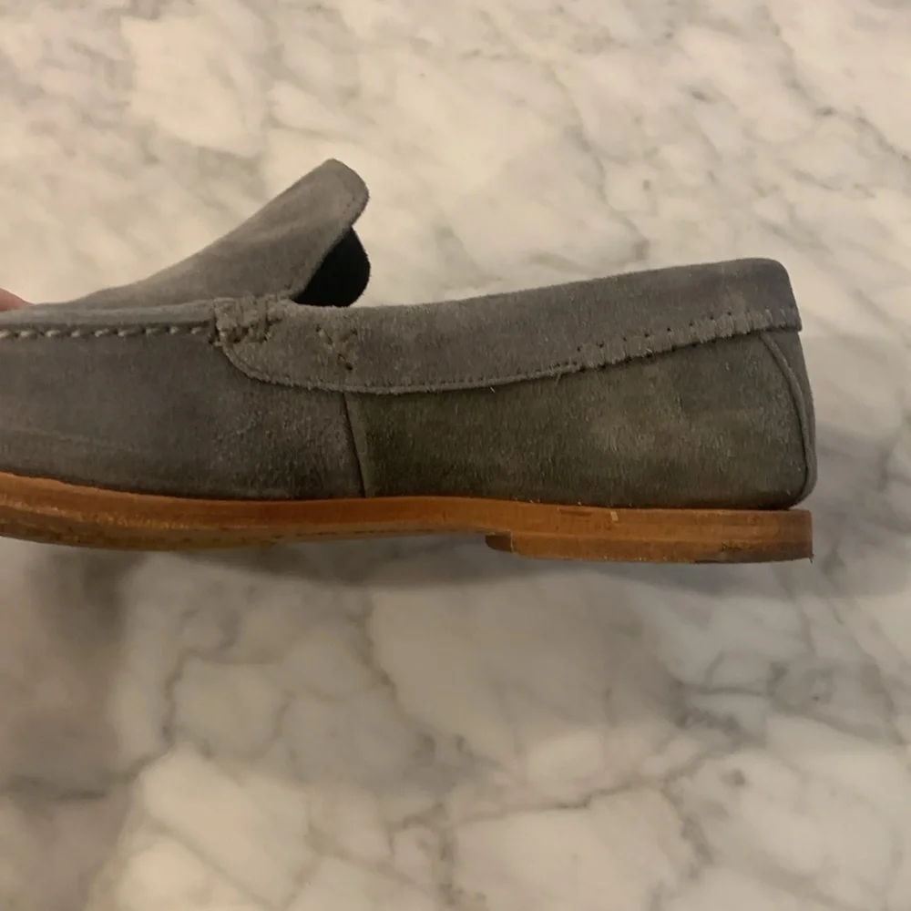 Timberland boot company gray suede loafer size 8m